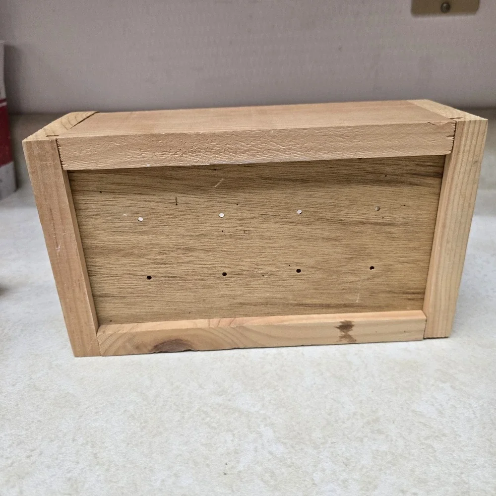 Vintage Wooden Forever Friends Duck Hedgehog Doll‎ Cradle Storage Box 1996